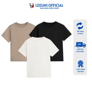  Áo Thun Baby Tee Trơn Form Slim Ôm Body Local Brand LeeUni Chất Vải Cotton 100% 250gsm 