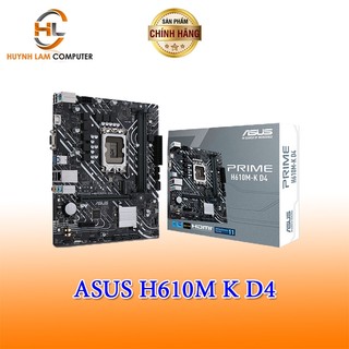 Mainboard Asus H610M K (Socket 1700, HDMI+VGA DDR4 M2) - Chính Hãng Viết Sơn Phân Phối