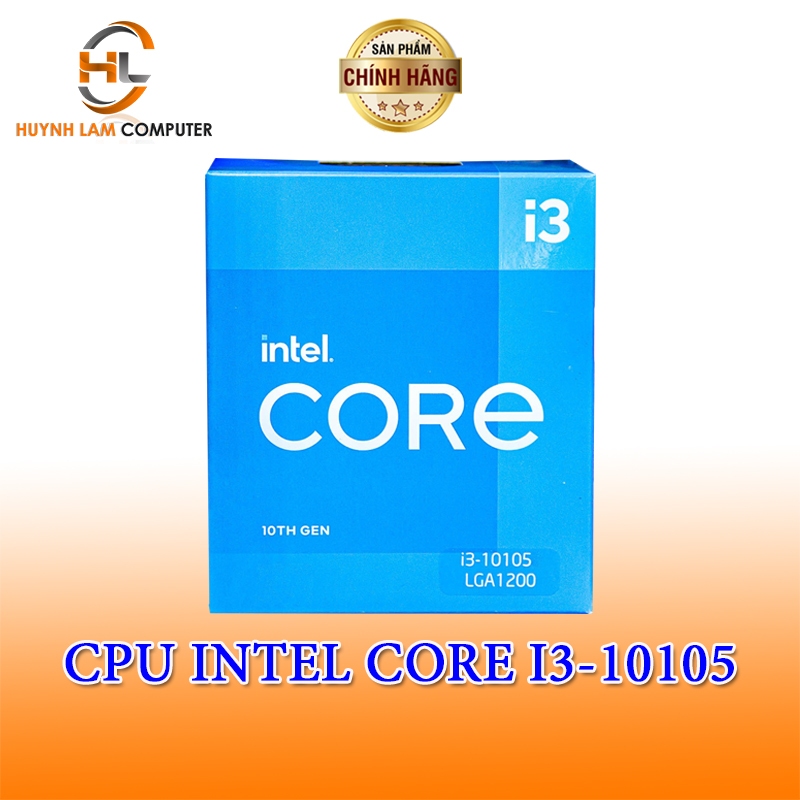 CPU Intel Core i3 10105 | Socket 1200 - New Box Chính hãng