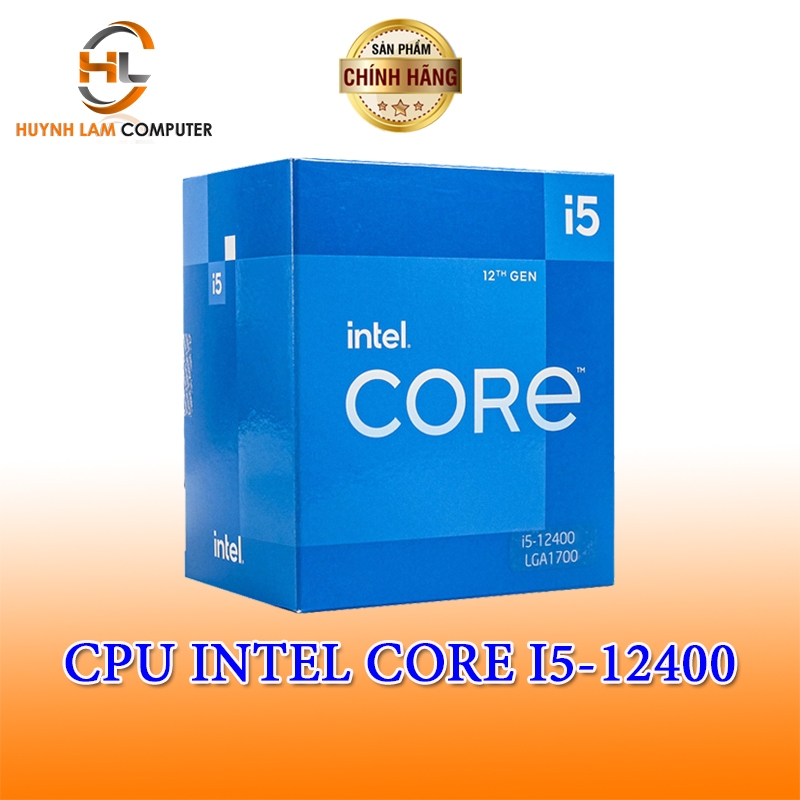 CPU Intel Core i5 12400 Socket 1700 - New Box Chính hãng