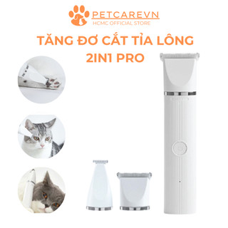 Tông đơ cắt tỉa lông chó mèo, không gây tiếng ồn petkit 2in1 bản pro 2024