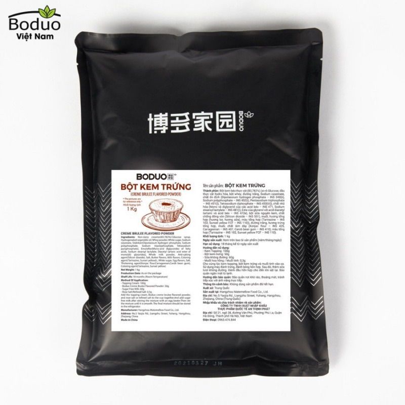 kem trứng nướng boduo 1kg