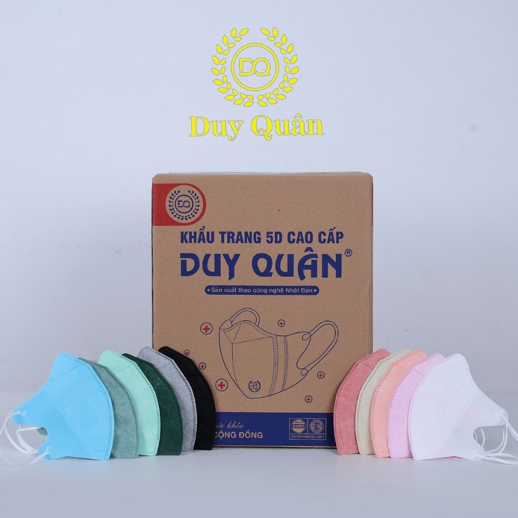 Khẩu trang Duy Quân 5D Mask người lớn