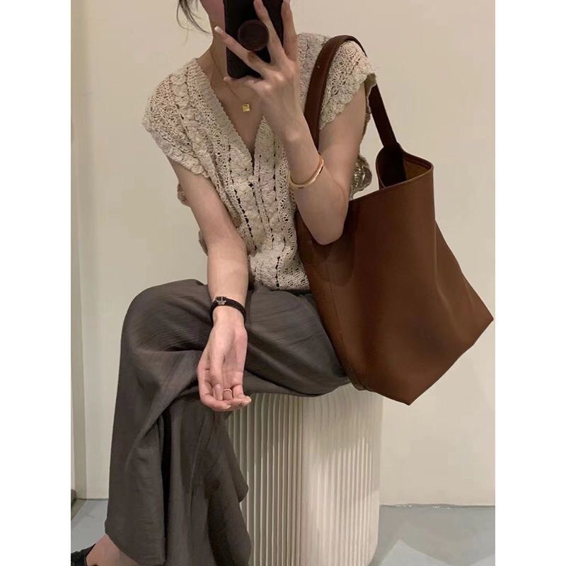 Áo Lưới Dệt Kim, Áo Sát Nách Cổ Tay Cánh Dơi Phối Áo 2 Dây Đi Biển Mùa Hè Phong Cách Vintage Hot Trend 2024 Nanganhchuye | BigBuy360 - bigbuy360.vn