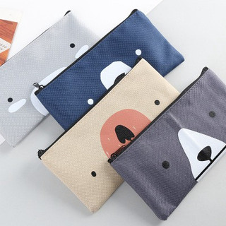Túi Ví đựng bút vải Canvas dễ thương nhiều hình nhỏ xinh