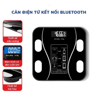 Cân điện tử sức khỏe, cân điên tử thông minh kết lối bluetooth màn hình lcd hd, trọng lượng tối đa 180kg c2