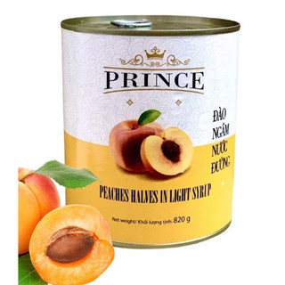 Đào ngâm prince 820g