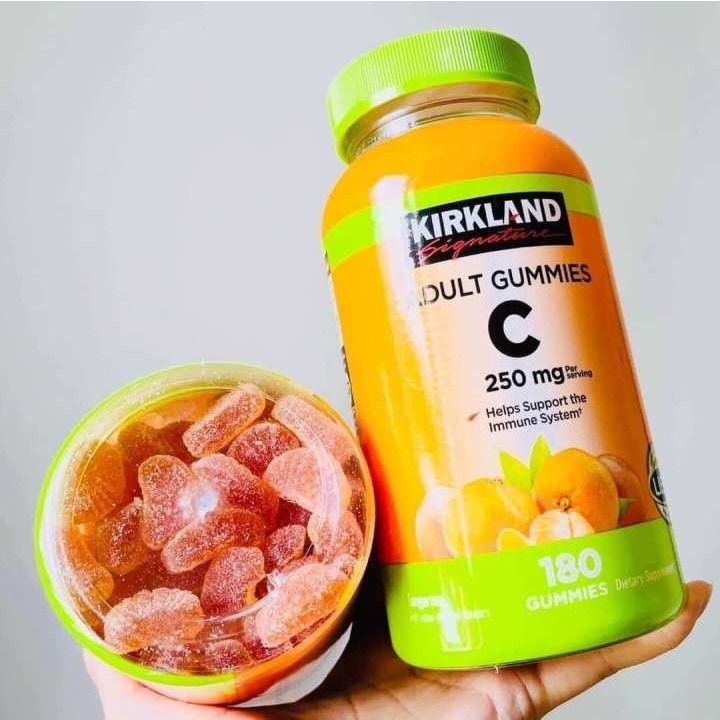 Vitamin C 1000mg Kirkland Signature hỗ trợ tăng đề kháng hộp 500 viên trắng sáng da quatangme.com.vn