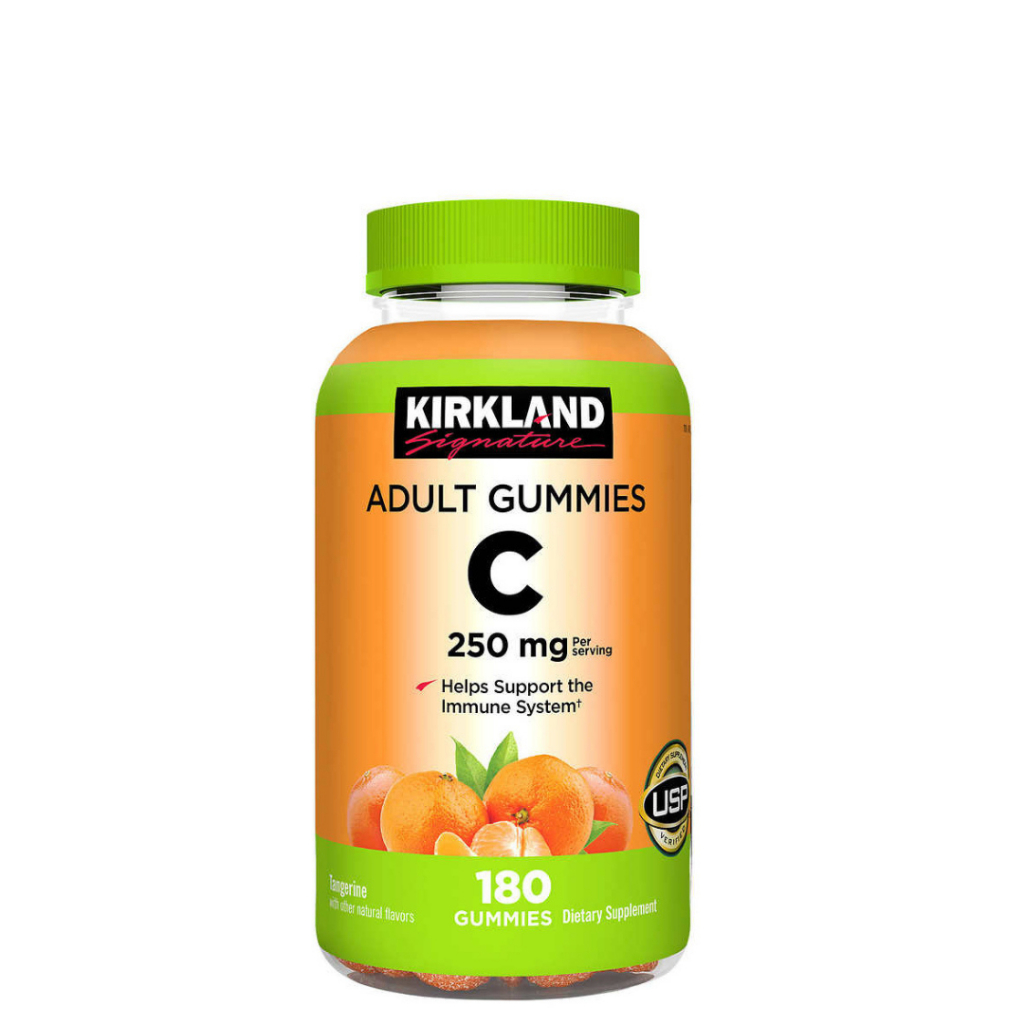 Vitamin C 1000mg Kirkland Signature hỗ trợ tăng đề kháng hộp 500 viên trắng sáng da quatangme.com.vn