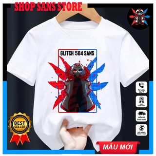 Áo thun in hình game undertale sans 707 sans 606 sans 404 sans 505 504 cho bé trai bé gái có đủ size từ 15kg