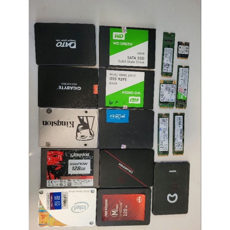 Xác ổ cứng hư Ssd sata, m2 120g, 240g, 250g, 500g, 1t, 2t