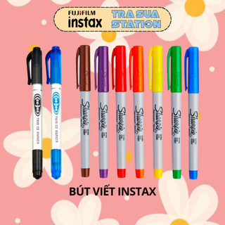 Bút lông dầu Thiên Long ghi ảnh Instax - Không lem mực