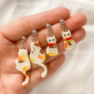 Khuyên tai handmade đất sét nung Polymer Clay