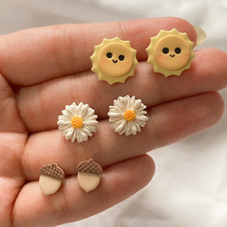 Khuyên tai handmade đất sét nung Polymer Clay