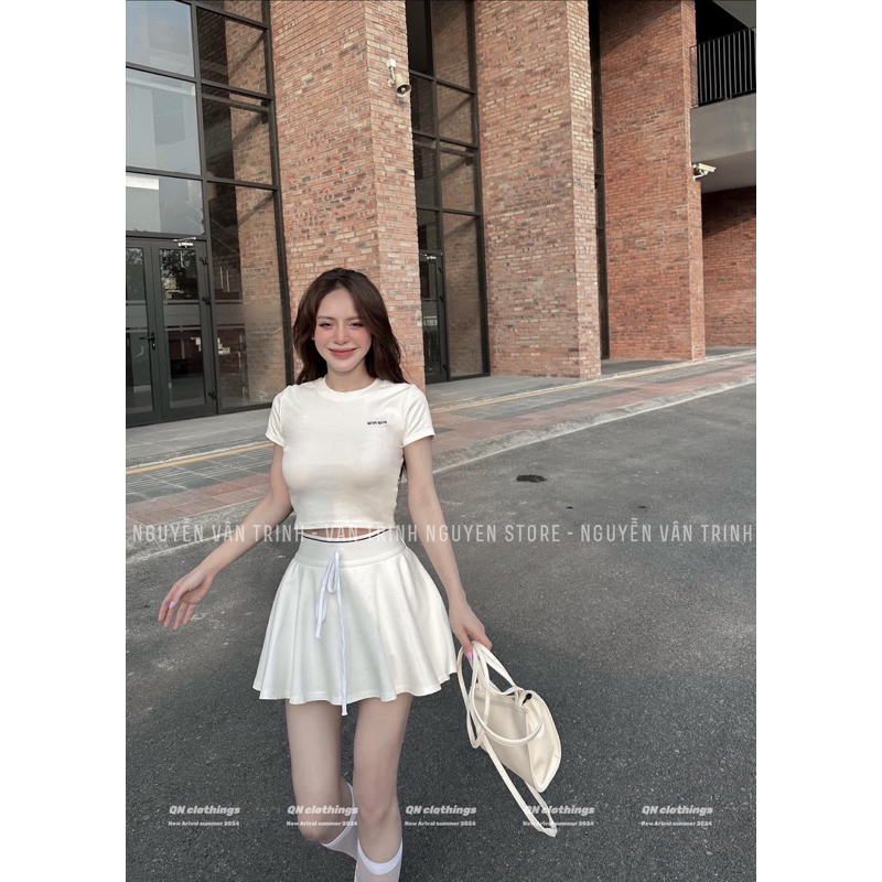 Set Váy Miuiu Croptop QC L1