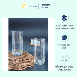 Ly Sinh Tố,Cốc Thuỷ Tinh Ocean, Ly Đong Vạch, Ly Thuỷ Tinh Ocean Thể Tích 500ml Mta-Mart, Trong Suốt, Dày Dặn,Chính Hãng