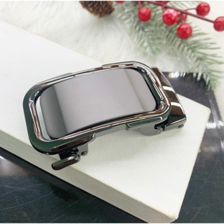 Mặt khoá thắt lưng nam không kèm dây kiểu mặt gạt rút tự động dùng cho dây có răng cưa bản 3,5cm giaynamdep218