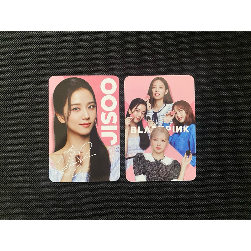 SET 2 CARD BLACKPINK x OREO (Official)- JISOO và Cả nhóm.