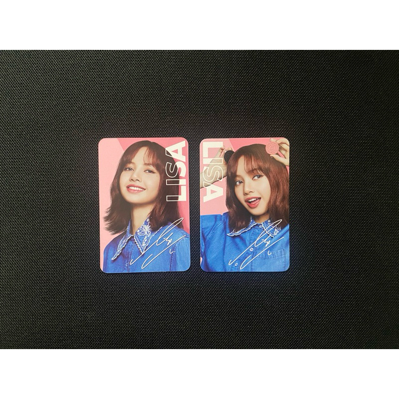 SET 2 CARD BLACKPINK x OREO (Official)- LISA