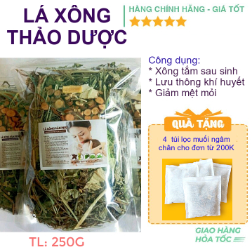 LÁ XÔNG - TẮM THẢO DƯỢC GIẢI CẢM, PHỤC HỒI CƠ THỂ, TĂNG SỨC ĐỀ KHÁNG