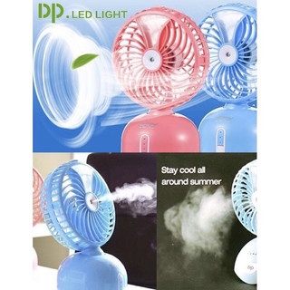 Quạt tích điện phun sương mini dp 7623