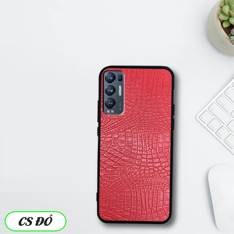 ỐP DA CÁ SẤU sang trọng cho điện thoại OPPO RENO 5 PRO PLUS