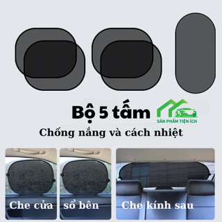 Bộ 5 Tấm Lưới Chắn Nắng Chống Nóng Ô Tô Có Thể Gấp Gọn Sau Khi Sử Dụng