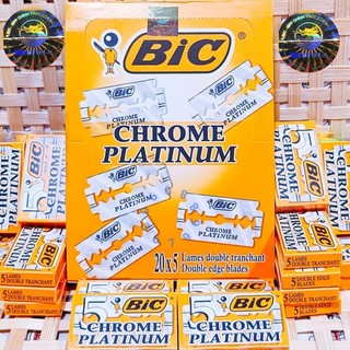 1 hộp lớn lưỡi lam BIC Có team chống giả gồm 20 hộp nhỏ tổng cộng 100 lưỡi