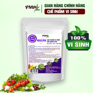 Chế phẩm vi sinh Killpa PMP kháng sương mai, héo xanh, héo rũ, thối lở cổ rễ 100g