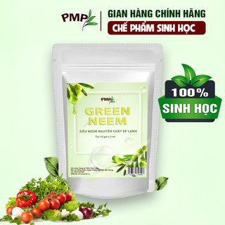 Dầu Neem Oil Hữu Cơ PMP Nguyên Chất Bảo Vệ Bộ Lá Cho Hoa Hồng, Rau Sạch,Cây Cảnh Túi 100ml