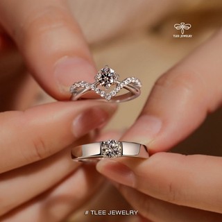  Nhẫn bạc TLEE Nhẫn đôi đeo nam nữ LOVE STORY TLEE JEWELRY 