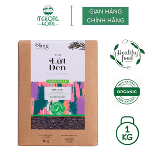 Gạo lứt đen Mekong Home 100% Organic, giàu chất dinh dưỡng, tốt cho người ăn kiêng - 1kg