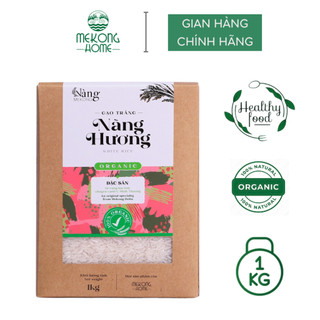 Gạo trắng Mekong Home 100% Organic, gạo chuẩn vị Nàng Hương, dẻo, thơm, mùi ngọt nhẹ - 1kg