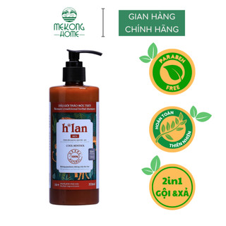Dầu gội thảo mộc H Lan sạch gàu, giảm gàu ngứa dùng cho nam - 333ml