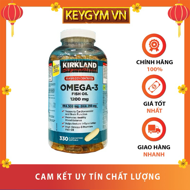 Kirkland Omega 3 1200mg 330 Viên