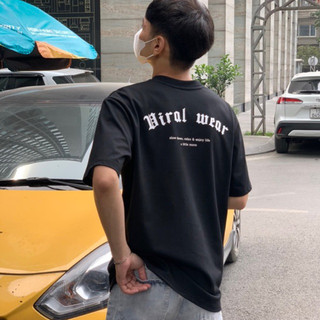 Áo thun in viralwear basic unisex nam nữ cotton cao cấp 4 màu