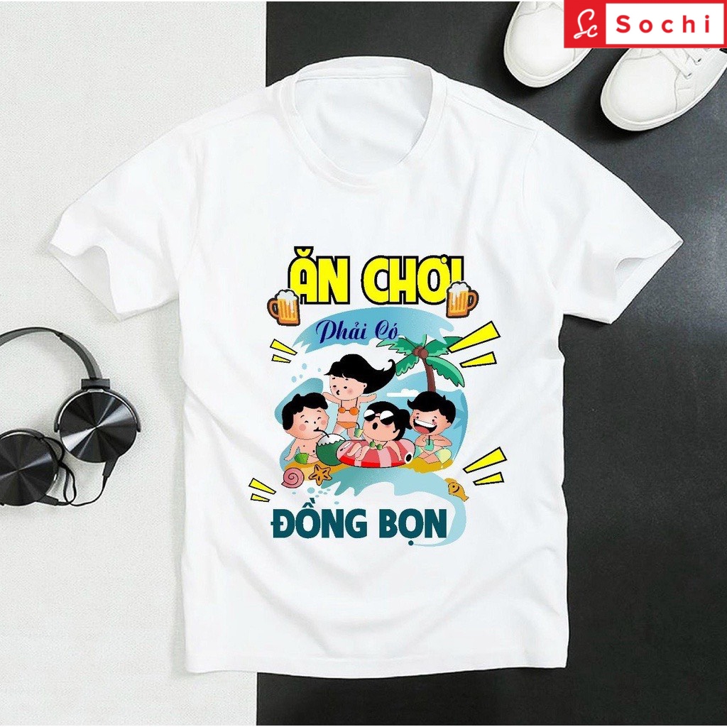 Áo thun đồng phục đi biển, áo thun hội nhóm, gia đình , Team , CTY có ảnh thật DP006