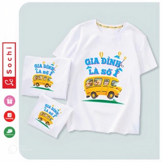 Áo đồng phục gia đình, áo thun gia đình, đồng phục nhóm lớp đi biển chất cotton dày dặn BSTDP01