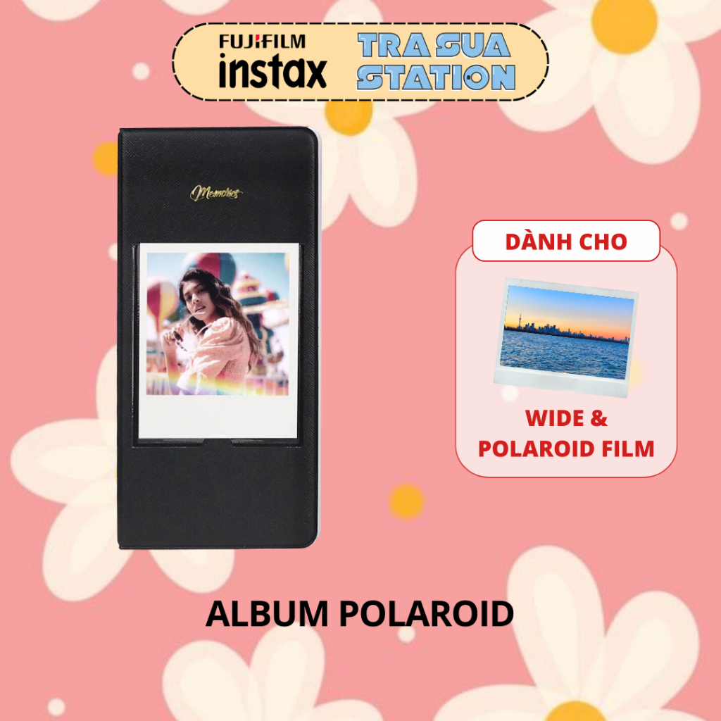 ALBUM INSTAX WIDE/ POLAROID (65 TẤM) - Album Memories Đựng Ảnh Phù Hợp Cho Cỡ Film Instax Wide/ Pola