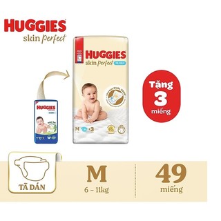 Tã Dán Huggies NB70+6/S54+6/S80+2/M46+3 Miếng (mẫu mới)