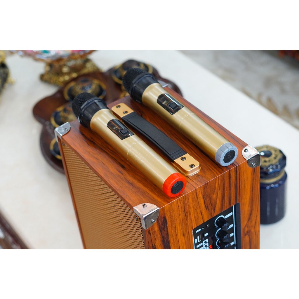 Loa xách tay di động BK51 - Loa Karaoke Chính Hãng Giá Rẻ Công Suất Lớn 100W Bass 20cm Âm Thanh Mạnh Mẽ Tặng Kèm 2 Micro