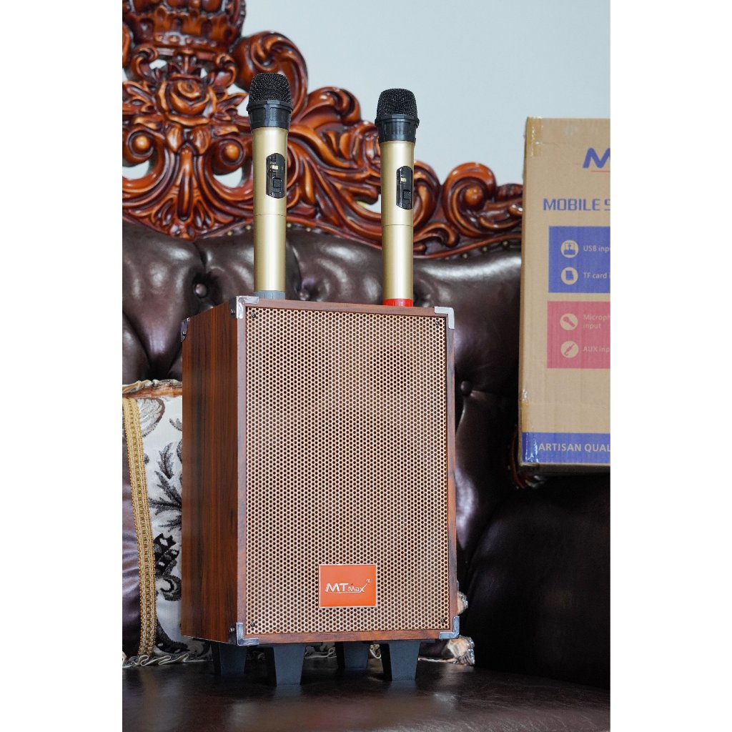 Loa xách tay di động BK51 - Loa Karaoke Chính Hãng Giá Rẻ Công Suất Lớn 100W Bass 20cm Âm Thanh Mạnh Mẽ Tặng Kèm 2 Micro