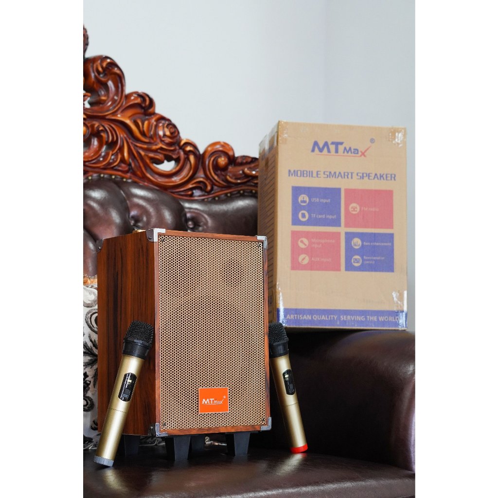 Loa xách tay di động BK51 - Loa Karaoke Chính Hãng Giá Rẻ Công Suất Lớn 100W Bass 20cm Âm Thanh Mạnh Mẽ Tặng Kèm 2 Micro