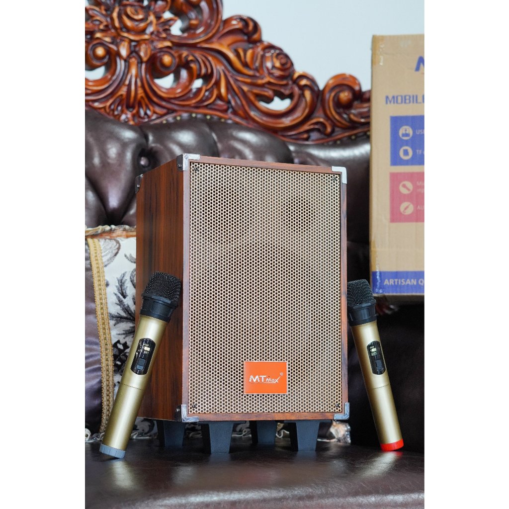 Loa xách tay di động BK51 - Loa Karaoke Chính Hãng Giá Rẻ Công Suất Lớn 100W Bass 20cm Âm Thanh Mạnh Mẽ Tặng Kèm 2 Micro