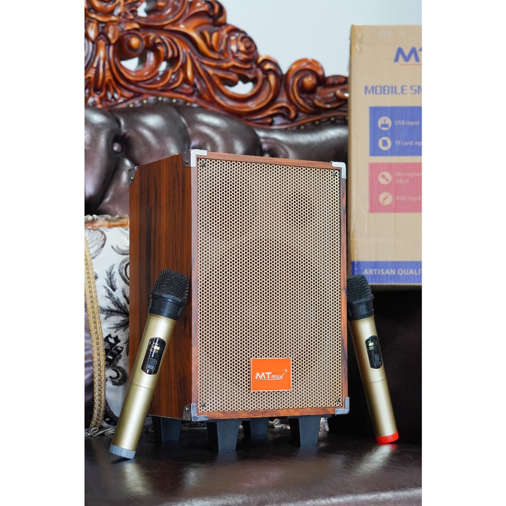 Loa xách tay di động BK51 - Loa Karaoke Chính Hãng Giá Rẻ Công Suất Lớn 100W Bass 20cm Âm Thanh Mạnh Mẽ Tặng Kèm 2 Micro