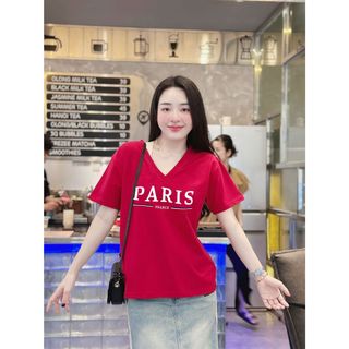 Áo phông thiết kế COTIM PARIS FRANCE GẠCH trẻ trung hiện đại năng động DORRIS N