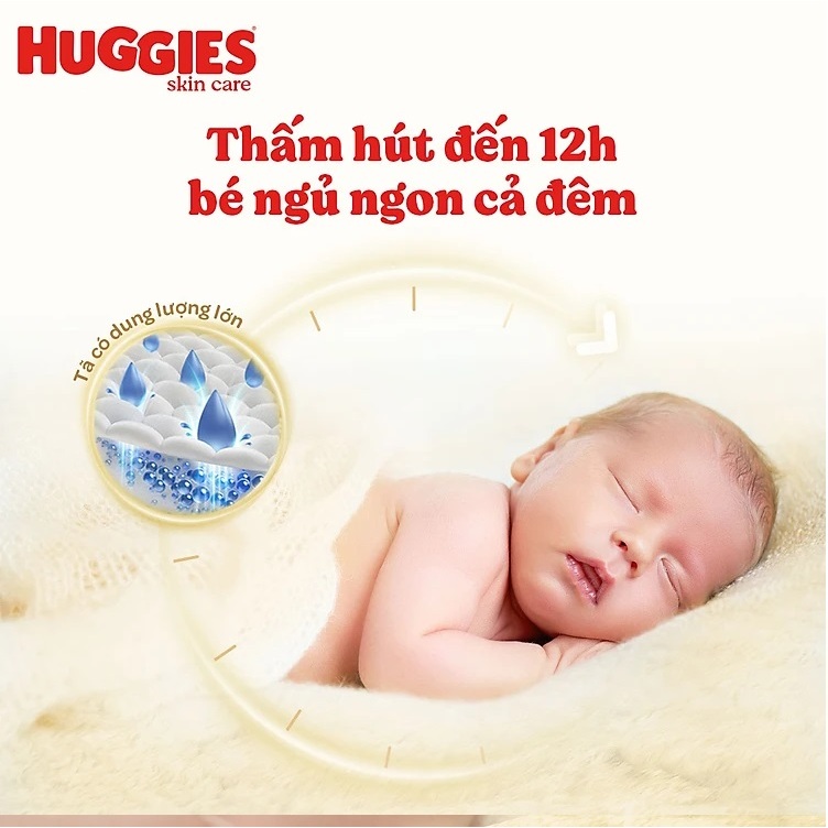 Tã dán Huggies NB70+6/S54+6/S80+2/M46+3 Miếng (Mẫu Mới)