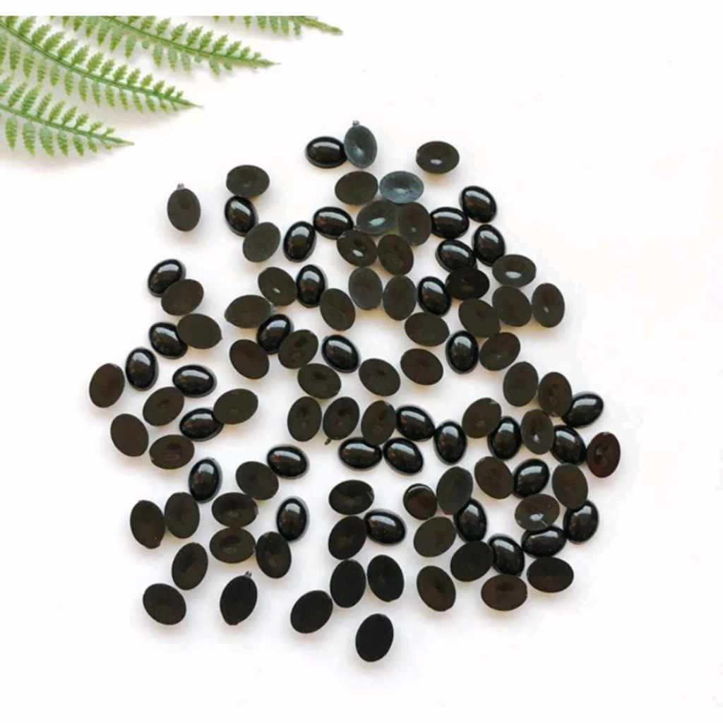 Mắt Thú Dán Oval , Bầu Dục Nhiều Size