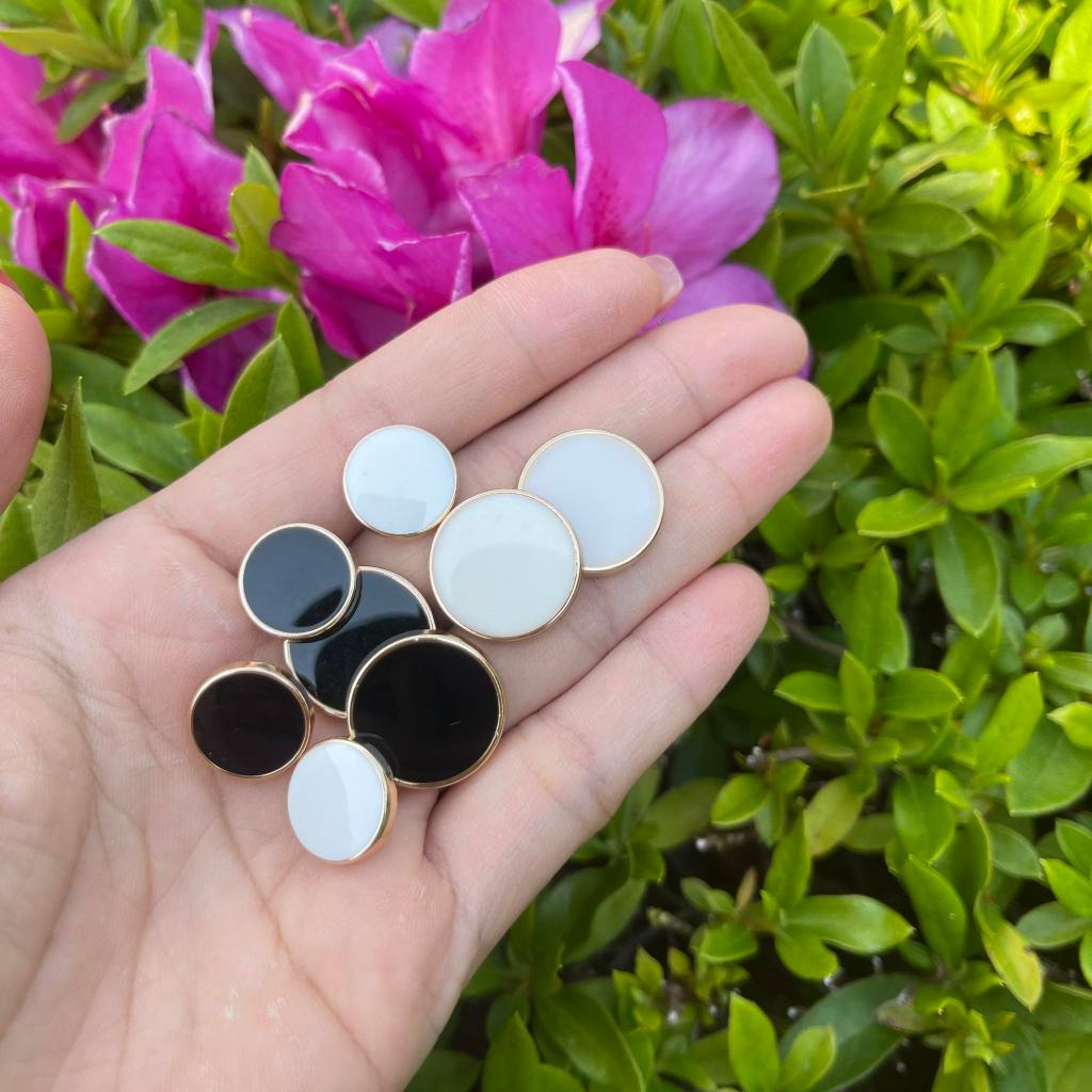 Nút Kiểu Hình Tròn Trang Trí (3 cái)