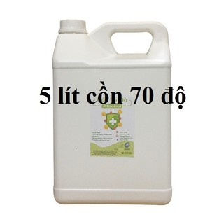 [HCM-GIAO LIỀN] Cồn y tế 70 độ Can 5 lít dùng sát khuẩn, rửa tay (hàng cty)